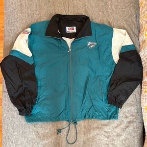 Eagles 90s Vintage Champion NFL Proline Windbreaker Jacket XXL